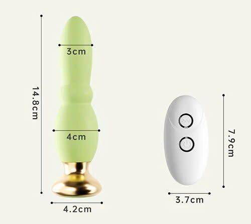 Dụng Cụ Kích Thích Hậu Môn App Miji Green Gauze Tent Rung Điều Khiển Cao Cấp